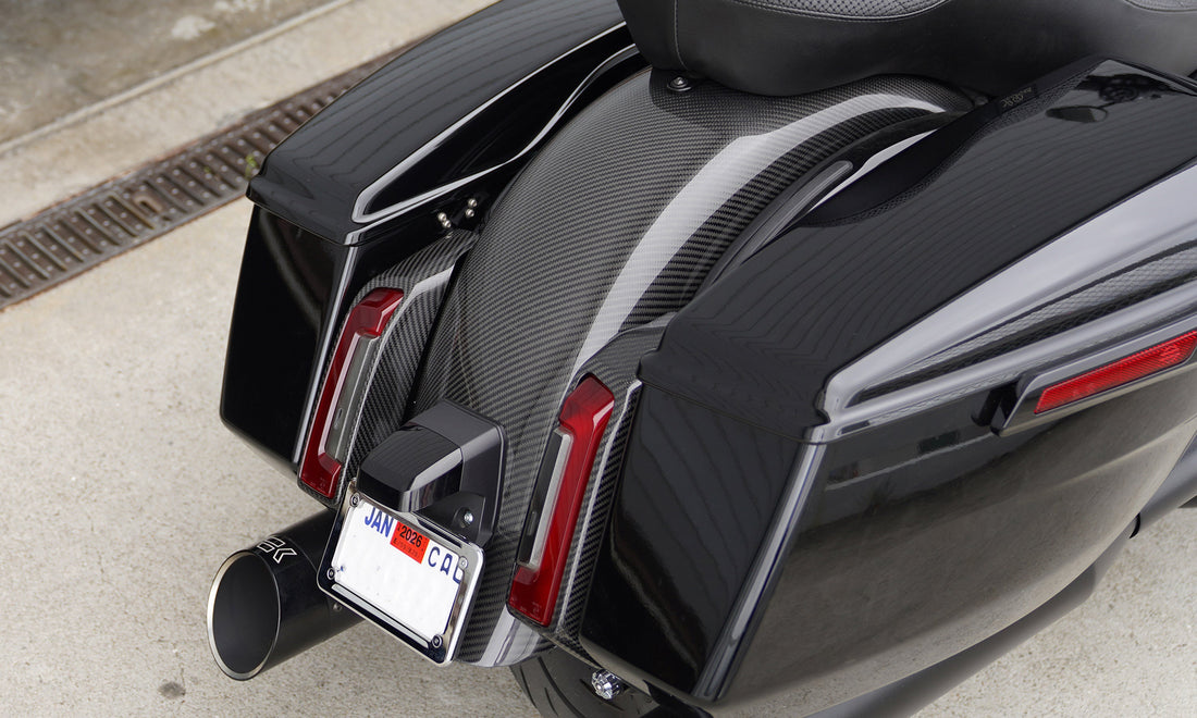 Carbon Fiber Rear Fenders for Touring Models