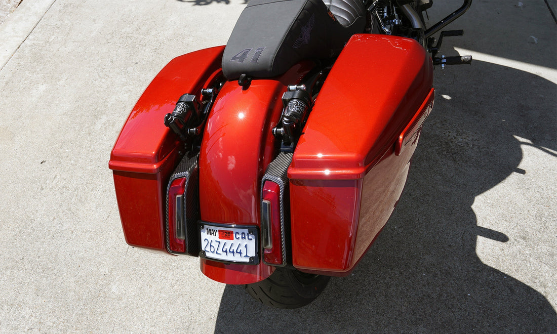 Arlen Ness Carbon Fiber Rear Light Pods, 2024-2025 Touring
