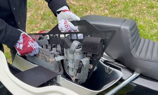 Keepin’ it all together with Two Wheel Tactical Molle Saddlebag Panels and Bags