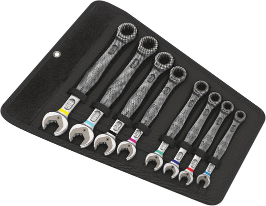 WERA 6000 Joker 8 Imperial Set 1 Ratcheting combination wrenches set, Imperial, 8 pieces
