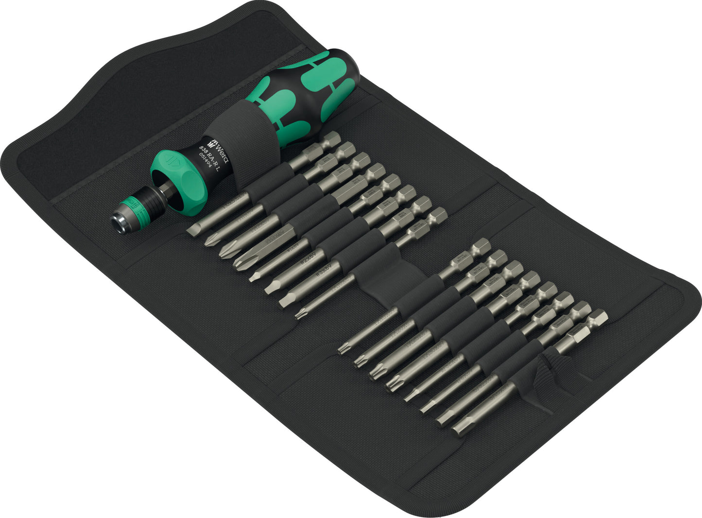WERA Kraftform Kompakt 60 RA-R Imperial 1, 17 pieces
