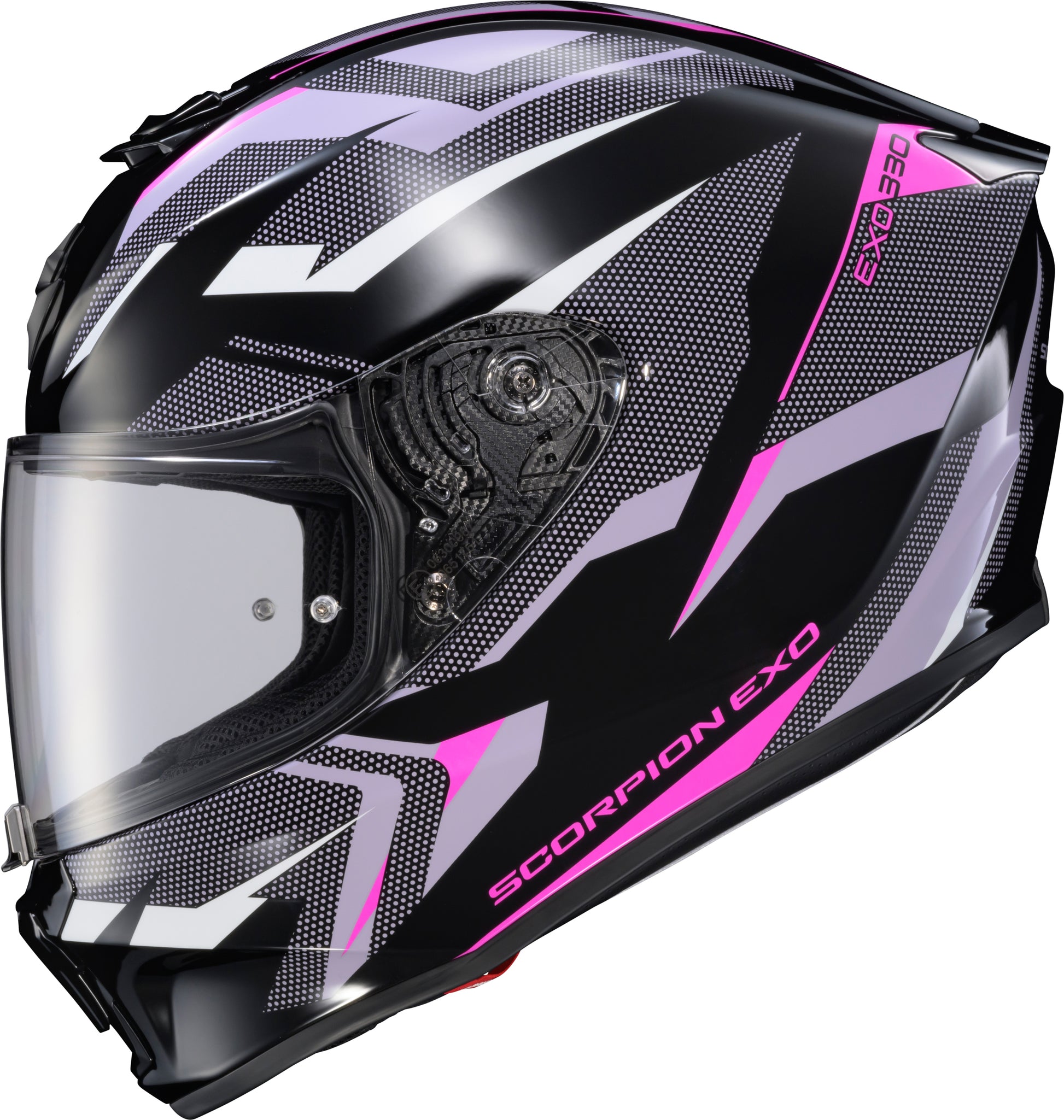 Scorpion EXO Exo R330 Full Face Helmet Saga Black/Pink/Purple XL