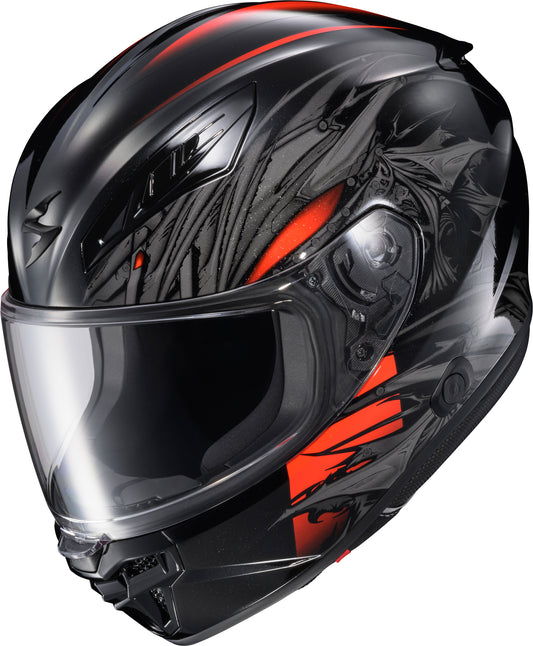 Scorpion EXO Exo R430 Wyvern Black and Red Small Full Face Helmet