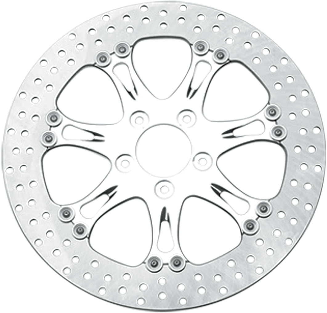 PERFORMANCE MACHINE (PM) Brake Rotor - 13" - Paramount - Chrome 0133-3015HEAS