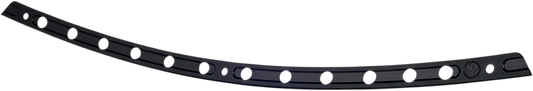 PERFORMANCE MACHINE (PM) Windshield Trim - Hole Shot - Black Ops - FL '14-'21 0209-2016HST-SMB