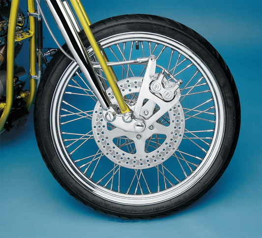PERFORMANCE MACHINE (PM) Single Disc Caliper - Front - Polished - Springer 88-99 1217-0017-P