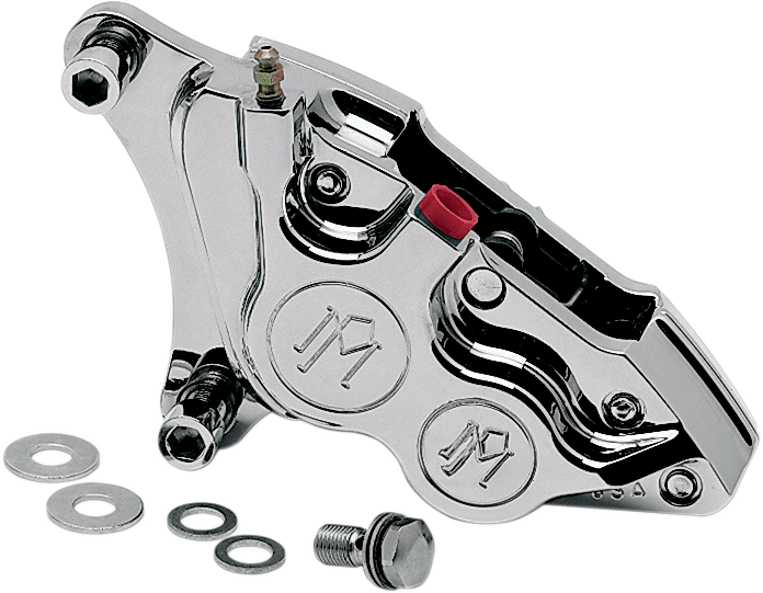 PERFORMANCE MACHINE (PM) Caliper - Front Left - Polished - 84-99 Harley-Davidson 0053-2915-P