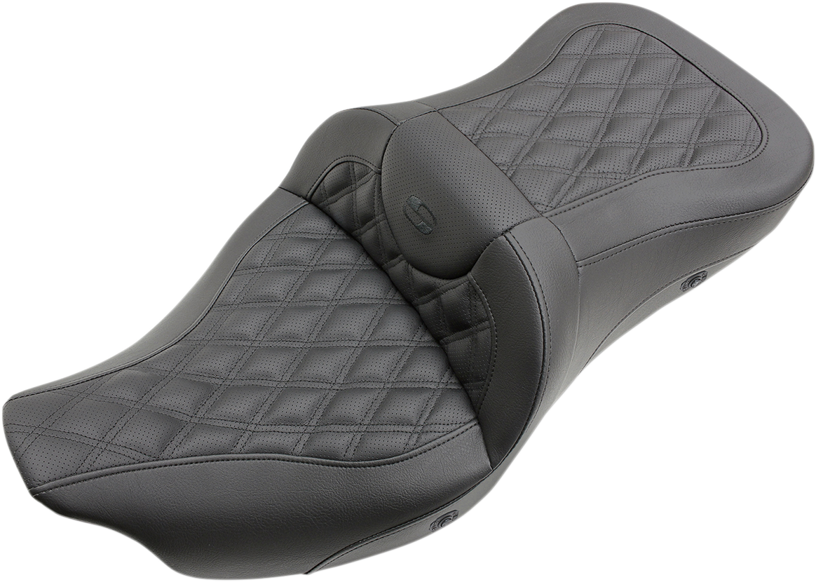 SADDLEMEN Roadsofa™ Heated Touring Seat for Harley-Davidson Trike - Part 808-07B-182THC