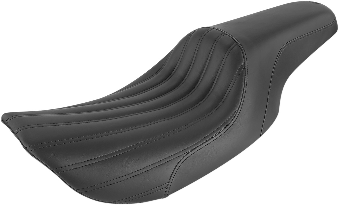 SADDLEMEN Knuckle Profiler™ Seat for Harley FLH 1997-2007 – Black, Part Number 897-06-047K