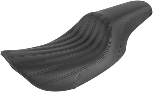 SADDLEMEN Knuckle Profiler™ Seat for Harley FLH 1997-2007 – Black, Part Number 897-06-047K