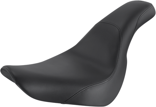 SADDLEMEN Profiler™ Saddle for FL/FX '18-'24 - Black Supple SaddleHyde with GelCore Comfort