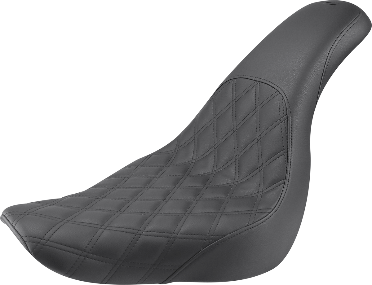 SADDLEMEN Profiler Seat for FX/FL 2018-2024 with SaddleHyde Material - Black