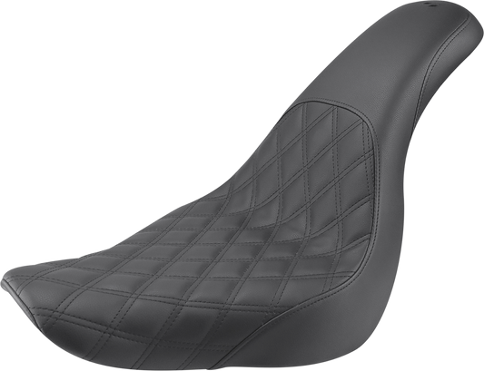 SADDLEMEN Profiler Seat for FX/FL 2018-2024 with SaddleHyde Material - Black