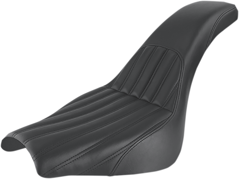 SADDLEMEN Knuckle Profiler™ Seat for Harley FX '18-'24 - Black, Part 818-30-047K