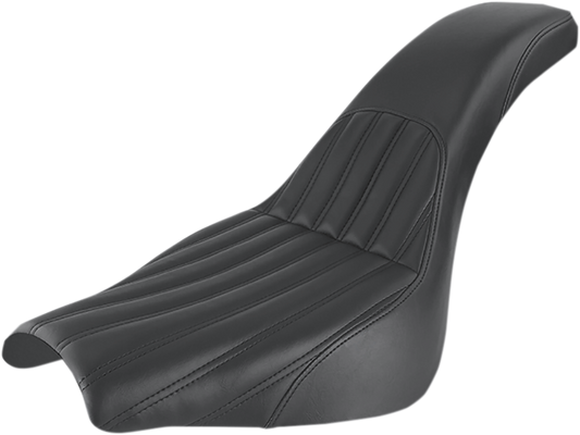 SADDLEMEN Knuckle Profiler™ Seat for Harley FX '18-'24 - Black, Part 818-30-047K