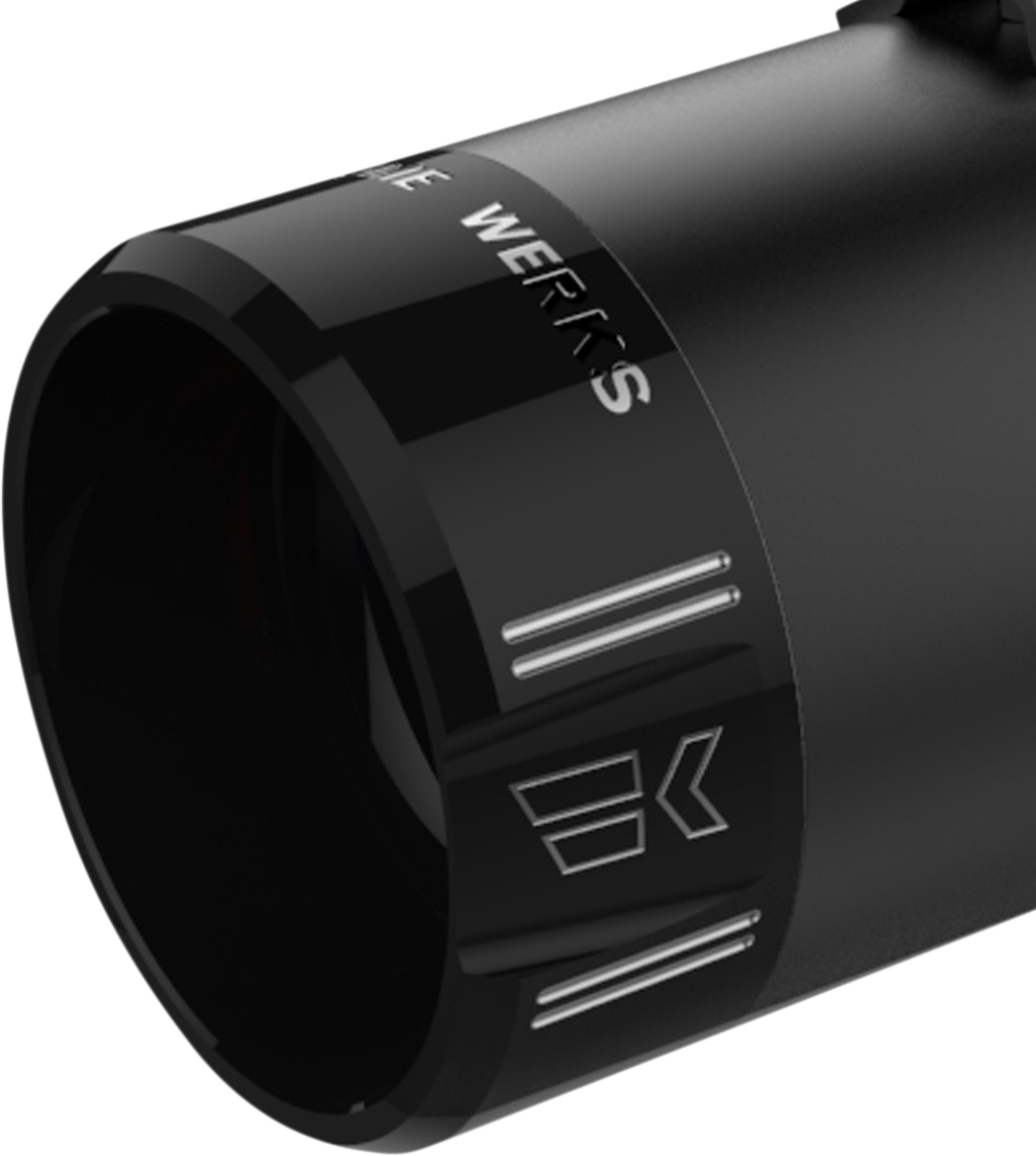 KHROME WERKS 4-1/2" Klassic Tip - Black Powdercoat