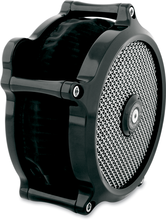 PERFORMANCE MACHINE (PM) Super Gas Air Cleaner Kit - Black 0206-2139-B