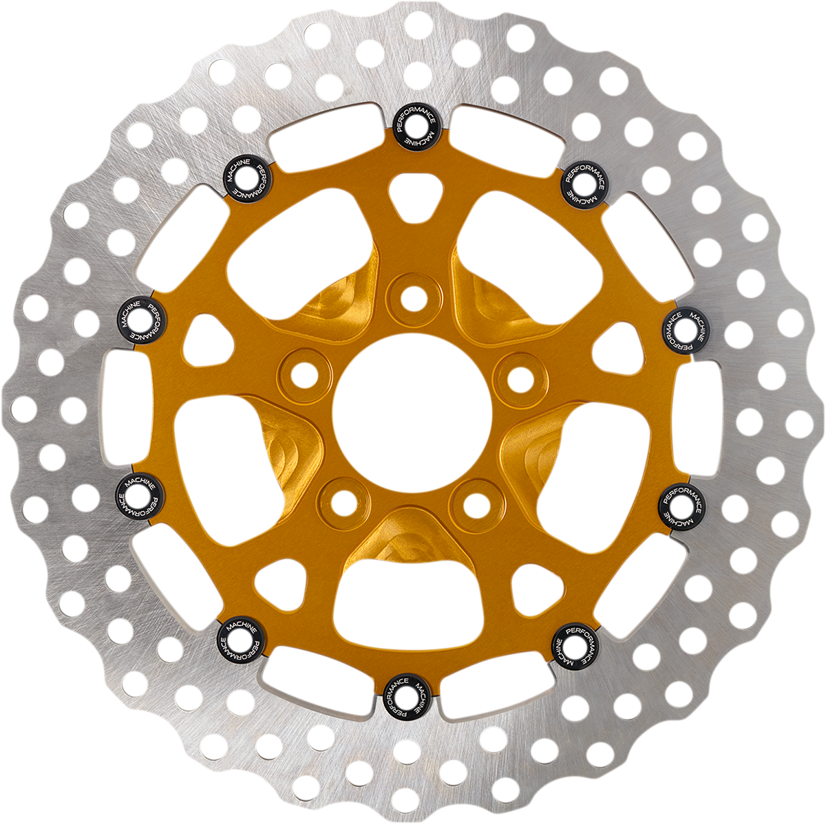 PERFORMANCE MACHINE (PM) Dominator Rotor - Front - 11.8" - Gold 0133-1806S-G