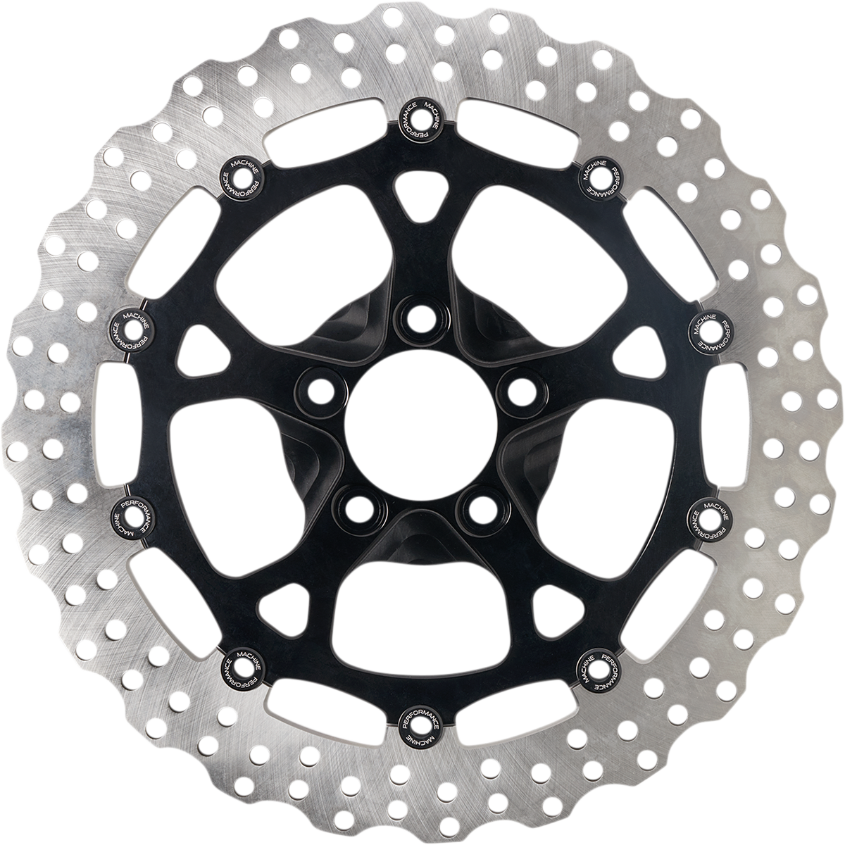 PERFORMANCE MACHINE (PM) Dominator Rotor - Front - 13" - Black 0133-3059S-B