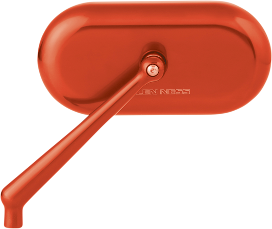 ARLEN NESS Mirror - Side View - Oval - Orange - Left 13-185
