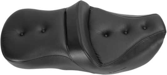 SADDLEMEN Pillow Top Roadsofa™ Heated Motorcycle Seat - Black, Part 897-06-181HCT