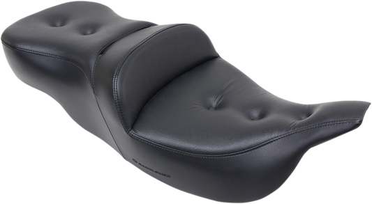 Saddlemens Pillow Top Roadsofa™ Heated Seat for Motorcycles - Black (Part #897-07-181HCT)