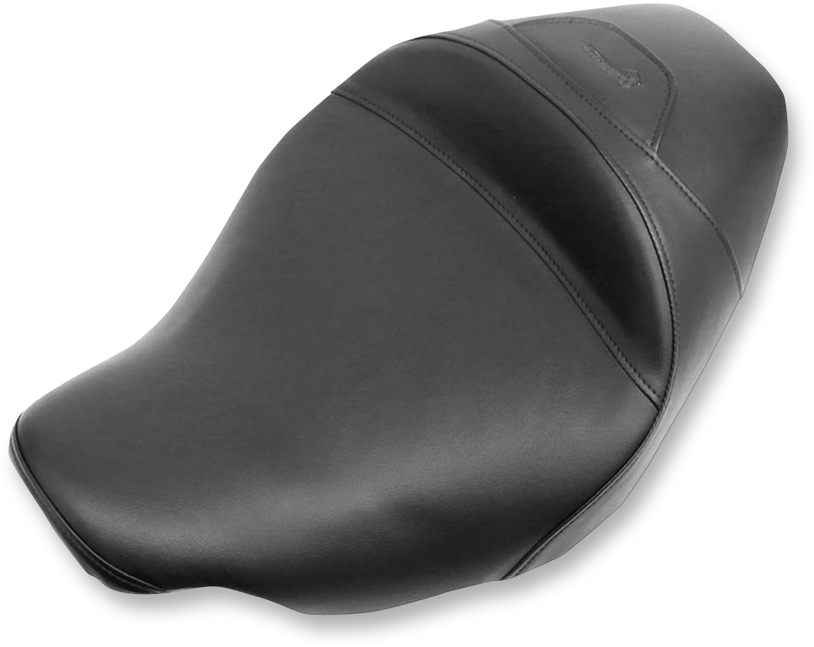 SADDLEMEN Renegade Seat 888-07-002 – Touring-Style Solo Seat with SaddleGel Support and Leather-Grade SaddleHyde