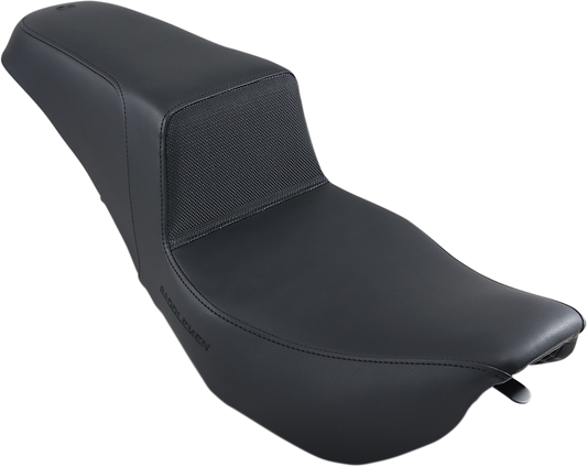 SADDLEMEN Step-Up Gripper Seat for FLHR/FLHX – Black, Part #897-06-174