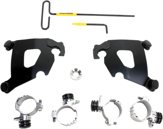 MEMPHIS SHADES Cafe Mounting Kit - Black - XL MEB2003