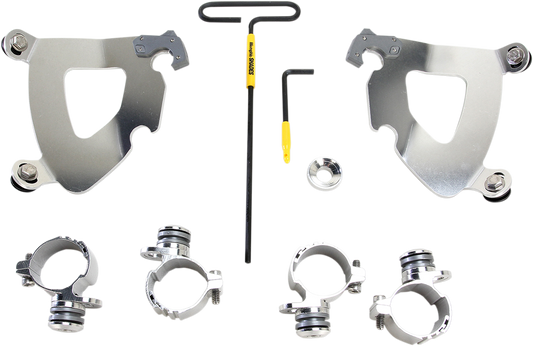 MEMPHIS SHADES Gauntlet Mounting Kit - Polished - XL883 MEK2002