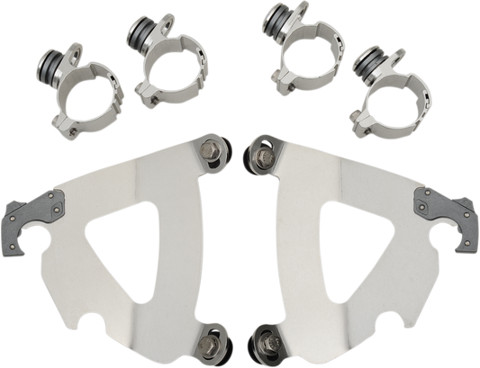 MEMPHIS SHADES Road Warrior Mounting Kit - Polished - FXD MEK2030