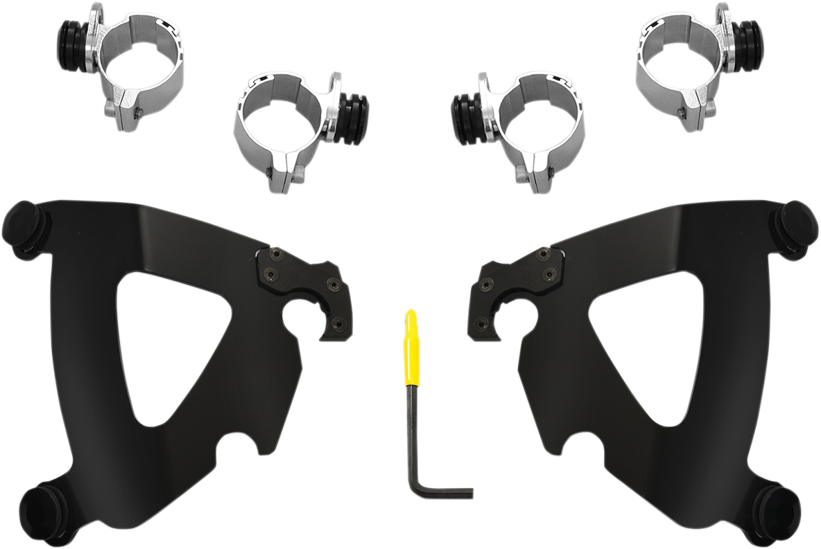 MEMPHIS SHADES Road Warrior Mounting Kit - Black - FXD MEB2030