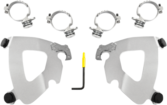 MEMPHIS SHADES Gauntlet Mounting Kit - Polished - FXLR MEK2033