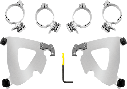MEMPHIS SHADES Road Warrior Mounting Kit - Polished - FXLR MEK2035