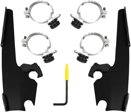 MEMPHIS SHADES Batwing - Mounting Kit - Black - FXLR MEB2036