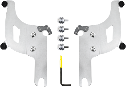MEMPHIS SHADES Bullet Mounting Kit - Polished - FLHRS/XS MEK2042