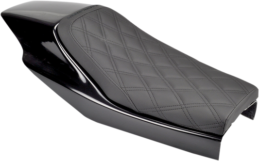 SADDLEMEN Eliminator Seat - Black Lattice Stitched Z4204 for Marine Vehicles