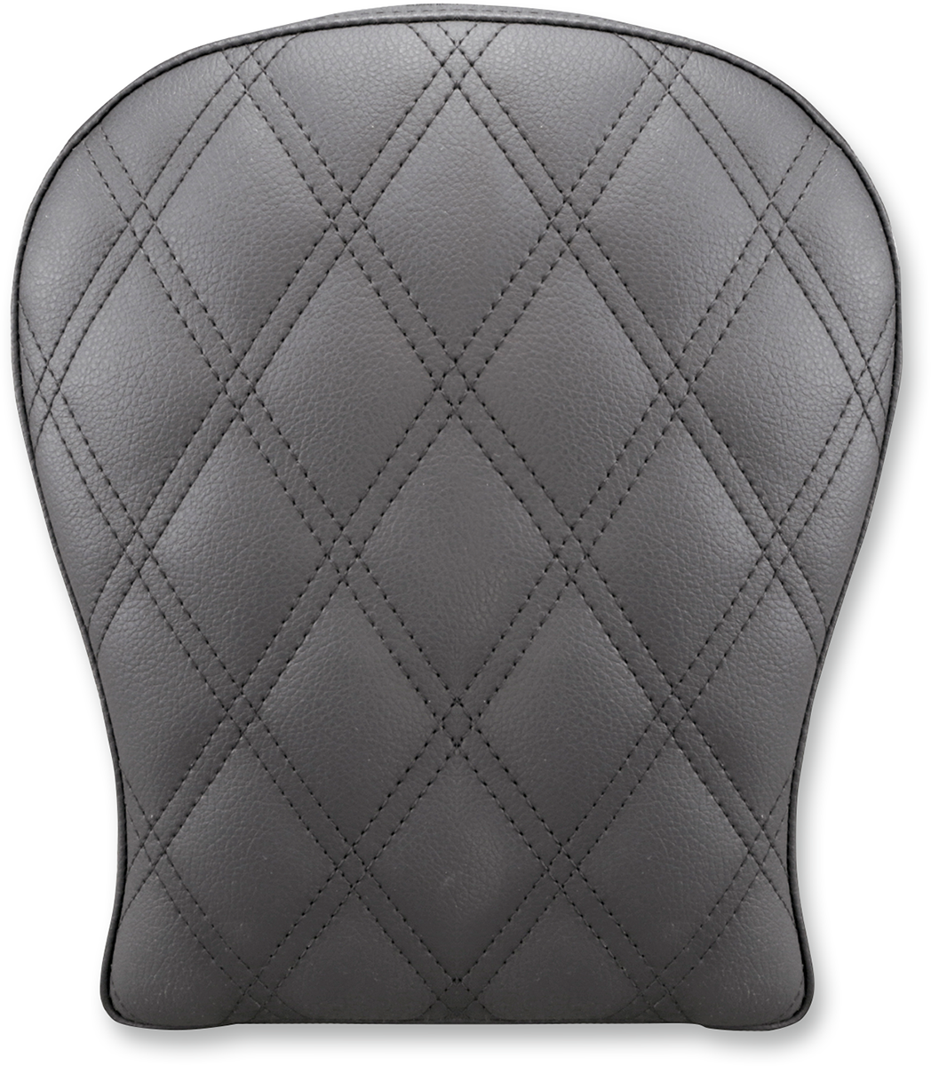 SADDLEMEN Detachable Pillion Pad SA1024 with Gelcore™ Technology and Lattice Stitching in Black