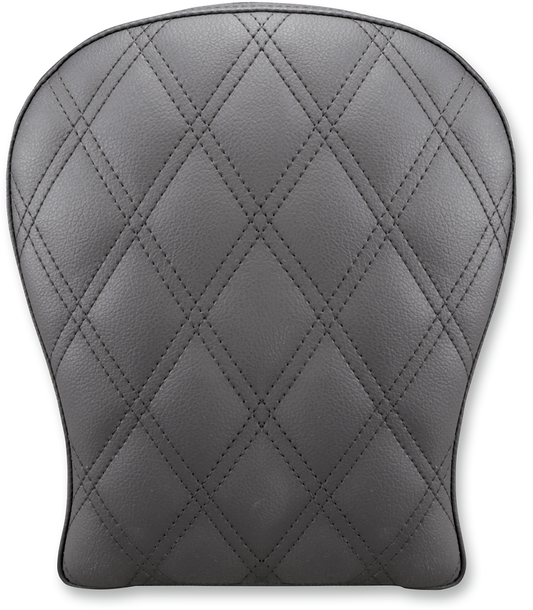 SADDLEMEN Detachable Pillion Pad SA1024 with Gelcore™ Technology and Lattice Stitching in Black