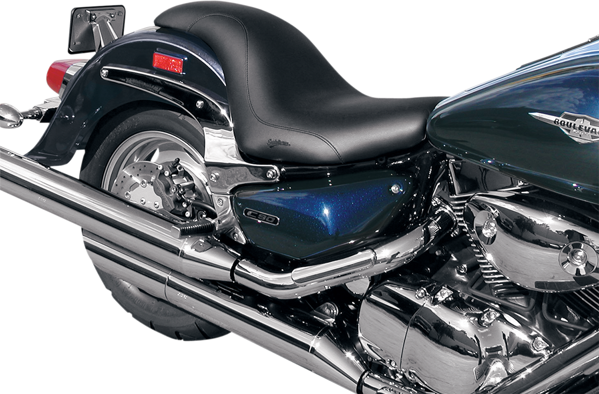 SADDLEMEN Profiler™ Seat for C50/C90 – Smooth Black with SaddleHyde™ Cover and GelCore™ Comfort