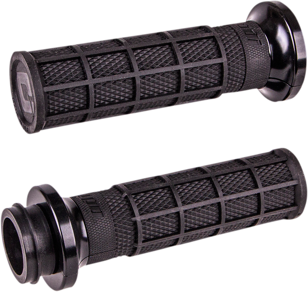 ODI Hart-Luck Signature V-Twin Lock-On™ Grips - Cable - Black/Black V31HCW-BB-B