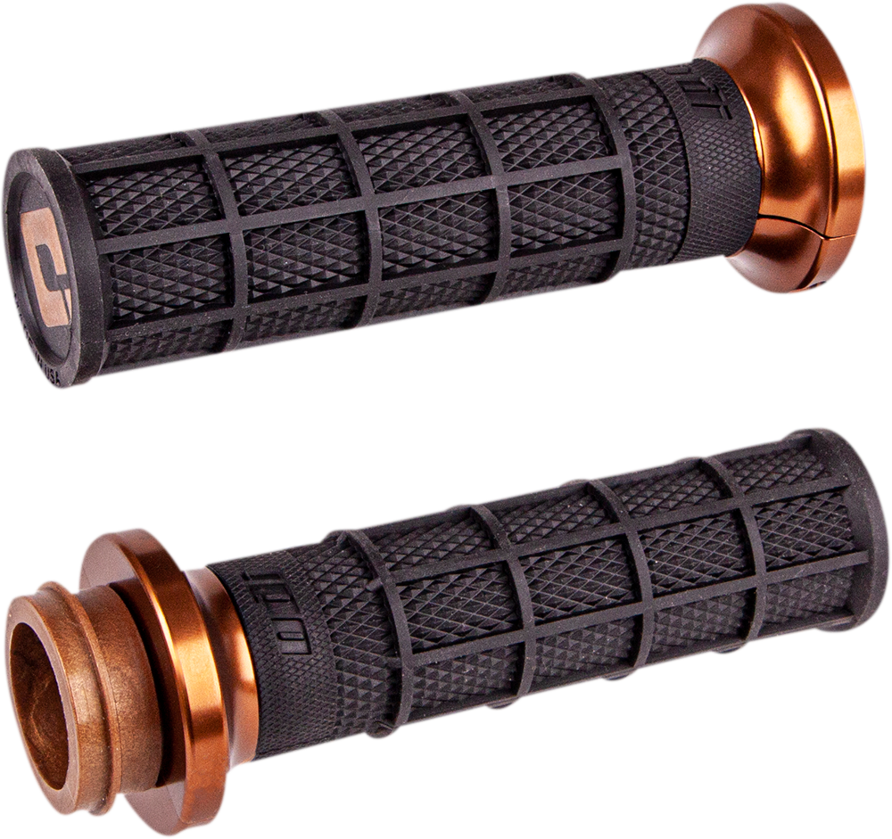 ODI Hart-Luck Signature V-Twin Lock-On™ Grips - Cable - Black/Bronze V31HCW-BZ-Z
