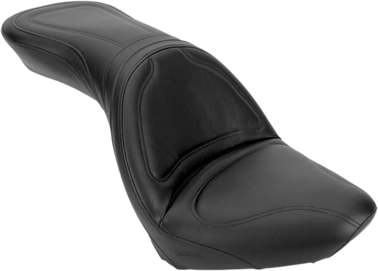 SADDLEMEN Explorer™ Seat for XVS650 – Black, Stitched, Part Y3750JS