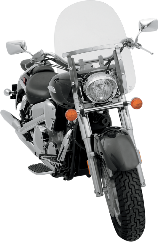 MEMPHIS SHADES Memphis Slim Windshield - 17" - 9" Headlight Cut - Solar MEM4229