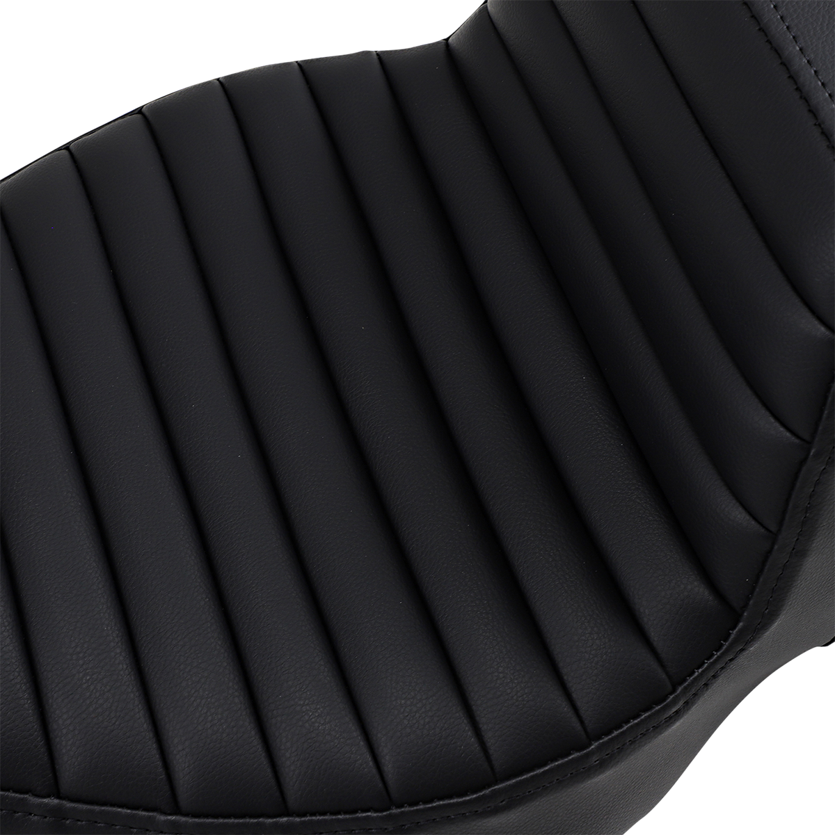 SADDLEMEN Step-Up Seat with Extended Reach for Harley FL 2008-2024, Black (Part #808-07B-171EXT)