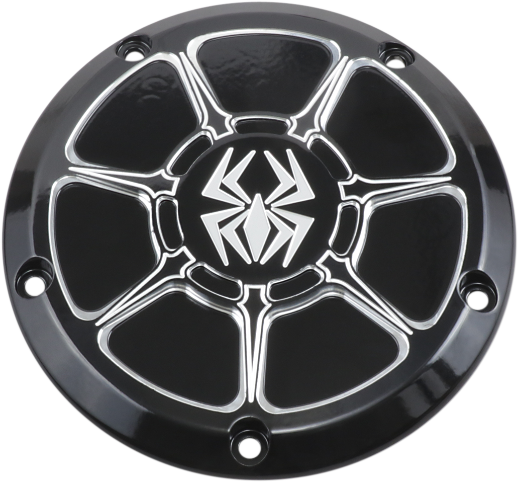 REKLUSE Derby Cover for Big Twin Models - RMS-0515003, Gloss Black Finish