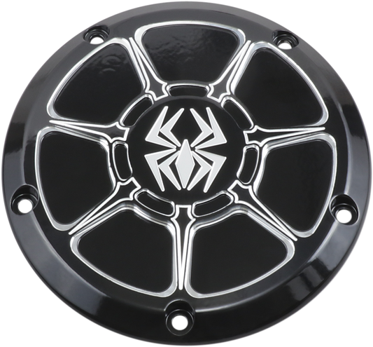 REKLUSE Derby Cover for Big Twin Models - RMS-0515003, Gloss Black Finish