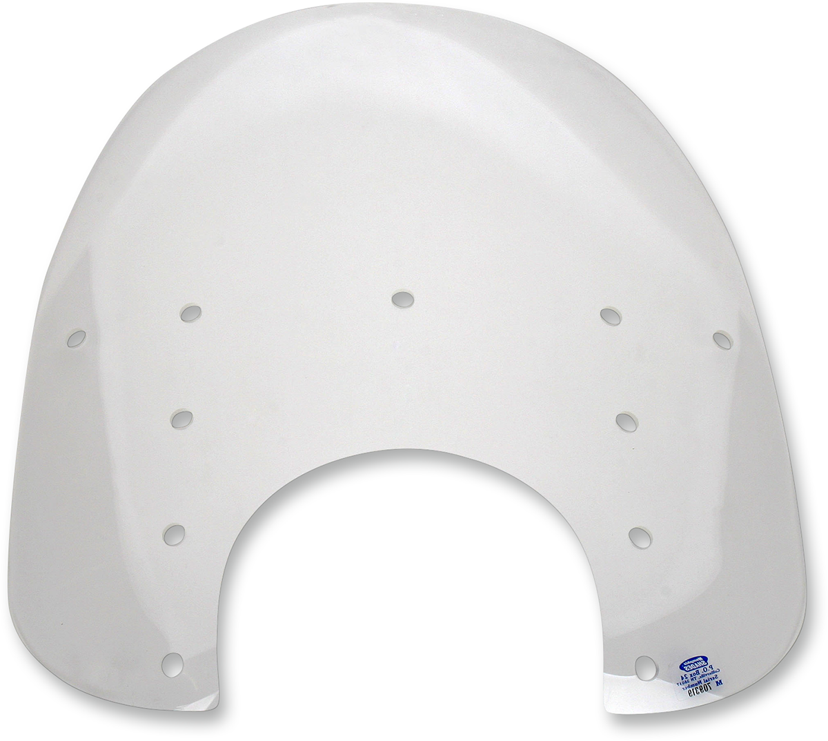MEMPHIS SHADES Fats Windshield - 19" - 9" Headlight Cutout - Clear MEP3710