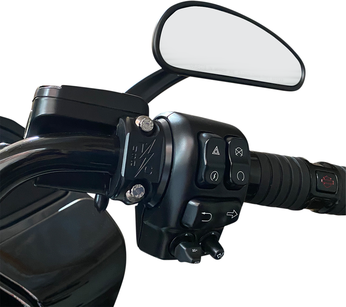 THRASHIN SUPPLY CO. Brake/Clutch Perch Clamps - Black TSC-2703-1