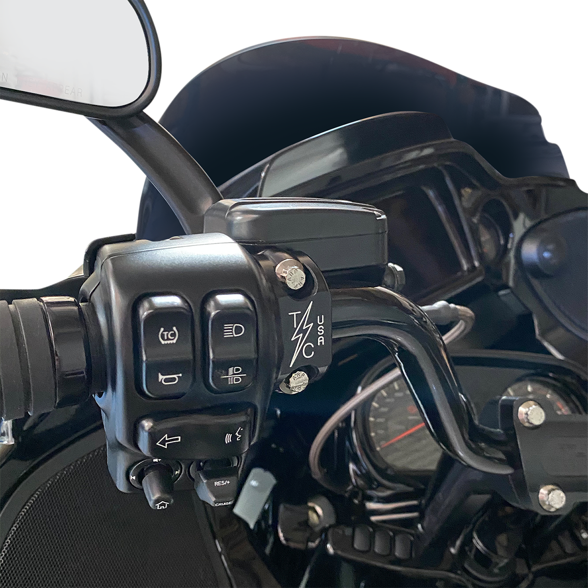 THRASHIN SUPPLY CO. Brake/Clutch Perch Clamps - Twice Cut TSC-2703-4